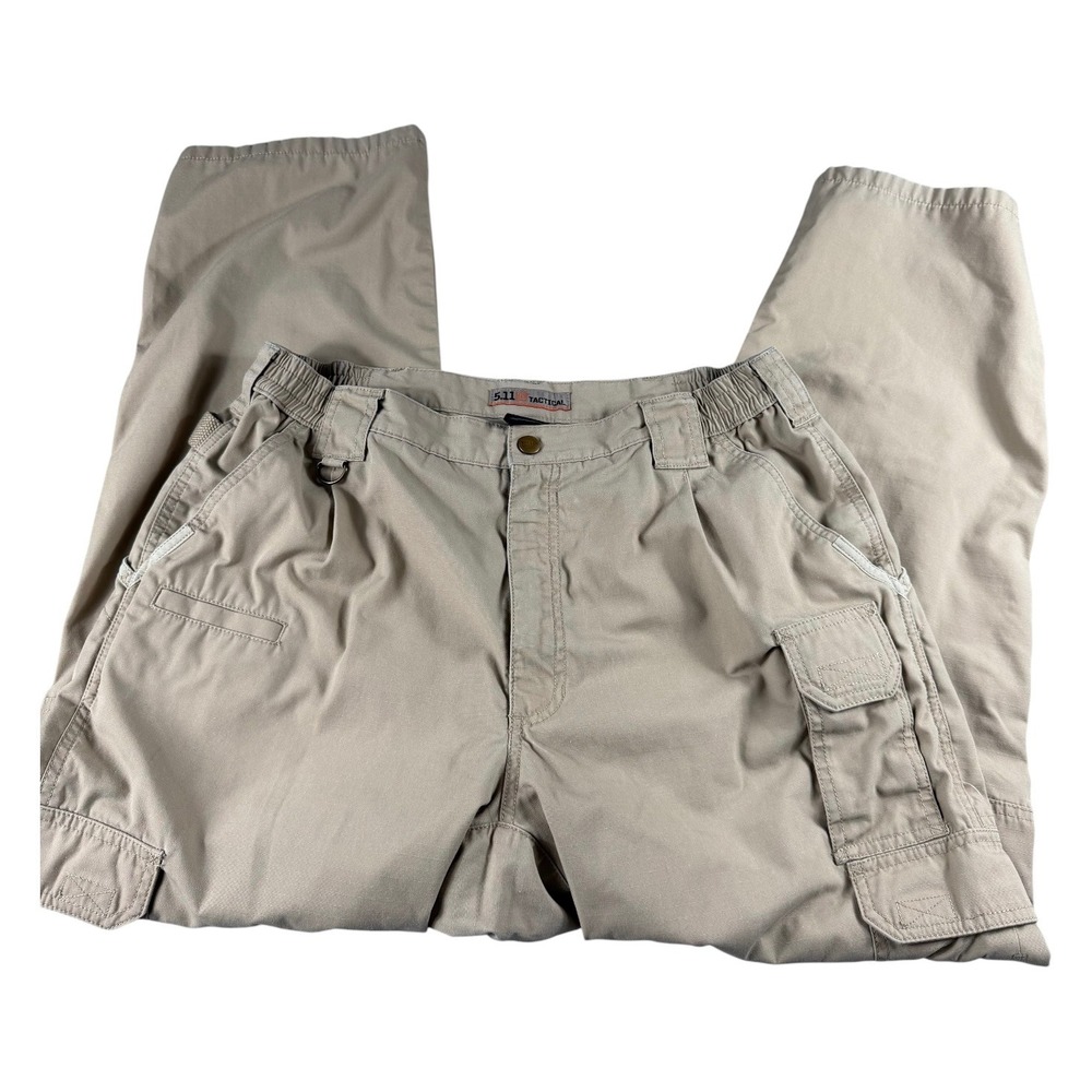 5.11 Tactical Taclite Pro 74273 Mens 36x30 TDU Khaki Ripstop Cargo Pants